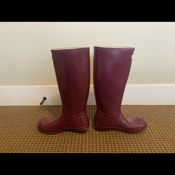 Hunted Original Tall Glossy rain boots - Picture 2 of 4